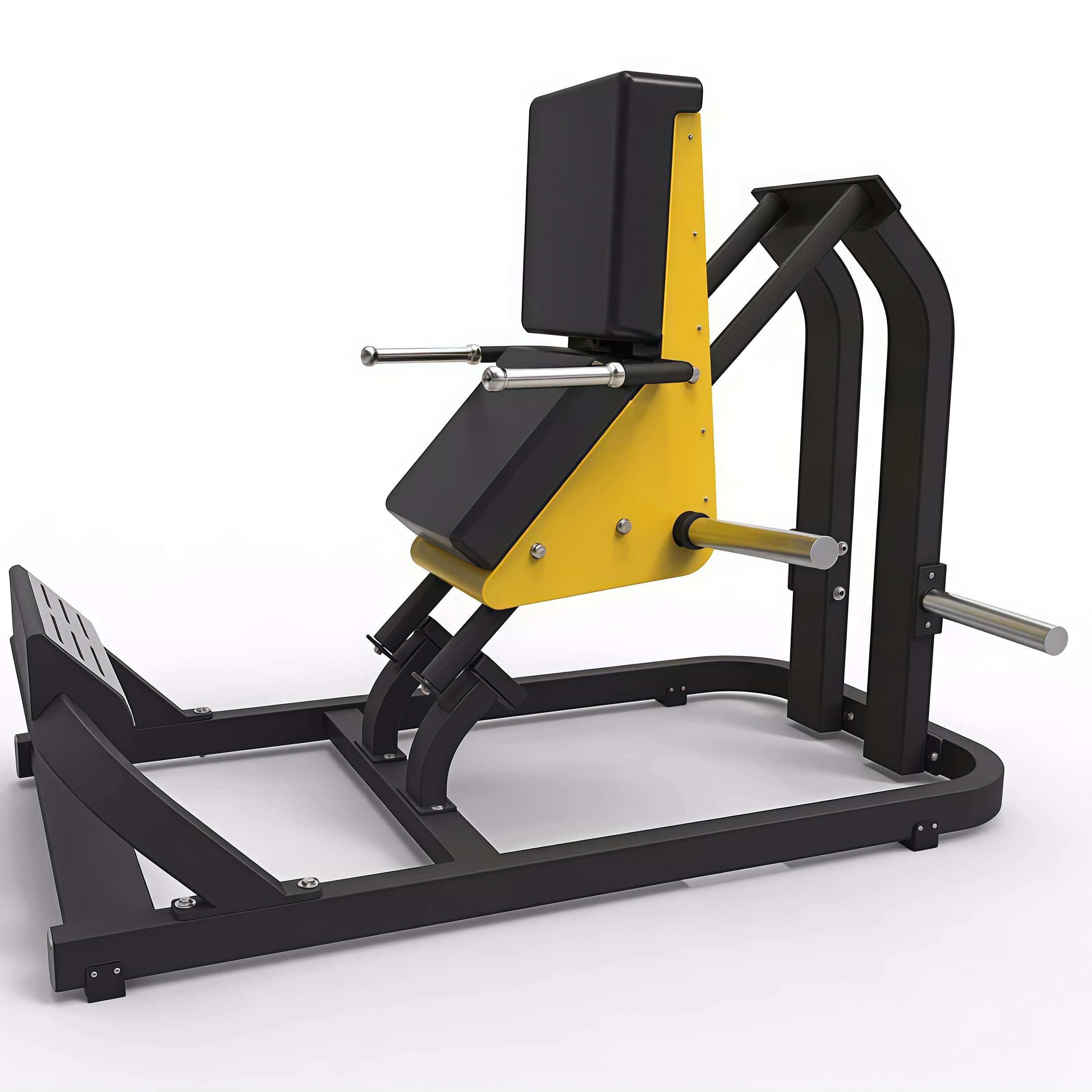 Machine à veaux assis dans un gymnase